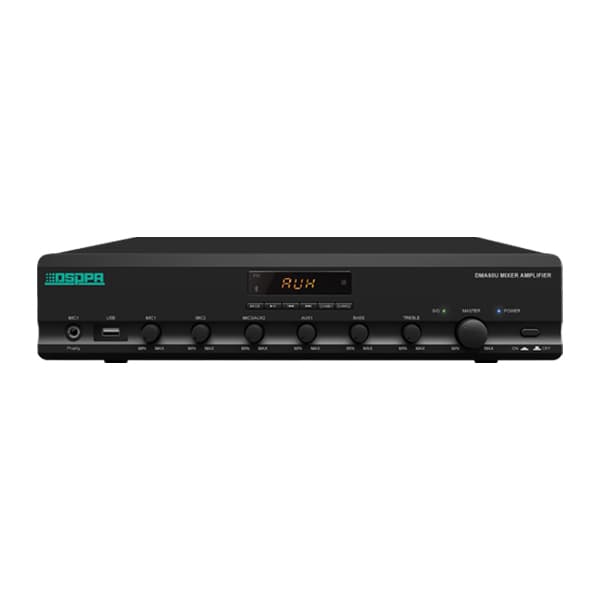 DSPPA DMA 120U - 120Watts 100v Line Mixer Amplifier with FM, USB and Bluetooth