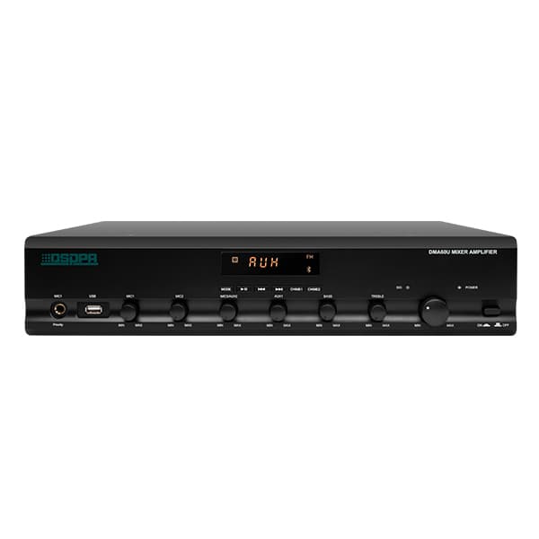 DSPPA DMA 60U - 60Watts 100v Line Mixer Amplifier with FM and Bluetooth