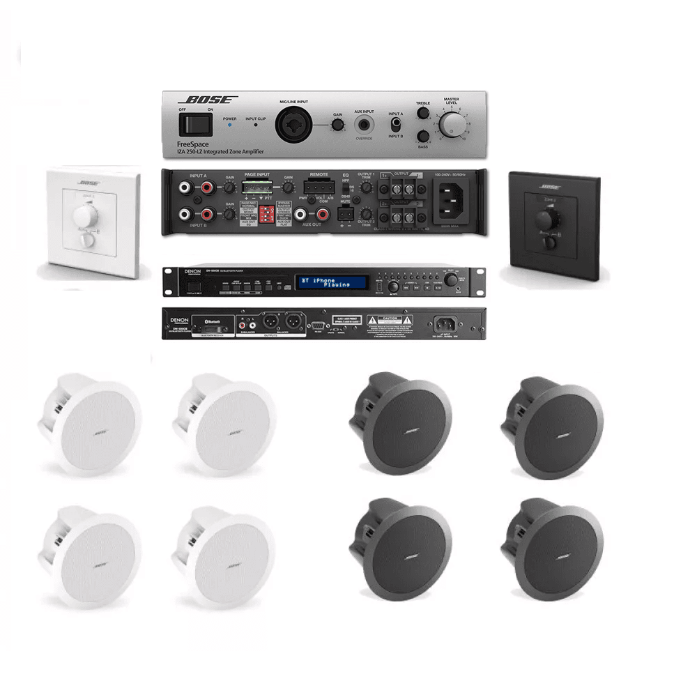Bose Professional Restaurant System 4 - Complete audio system for your business, cafe or restaurant
