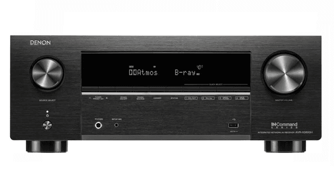 Denon AVR-X3800H - 9.4 Channel Network 8K AV Receiver 