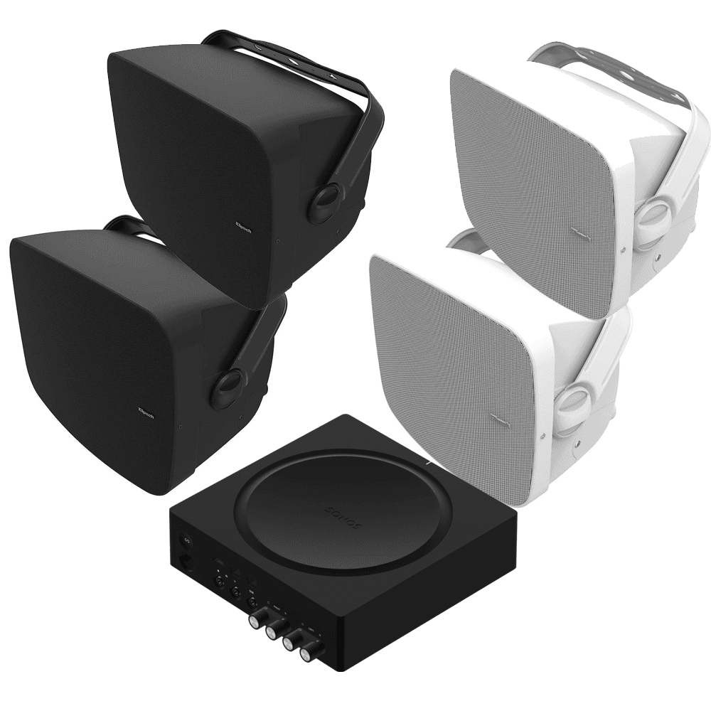 Sonos Amp Incl Klipsch RSM-800 Outdoor LoudSpeakers Combo (Pair)