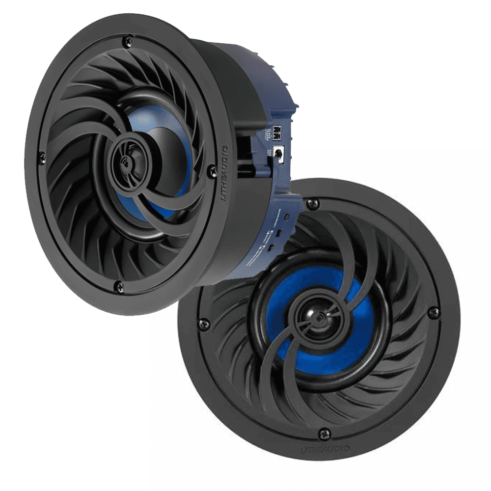 Lithe Audio 4inch Bluetooth Speaker Package Pair (Master and Slave)