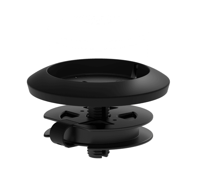 Logitech - Rally Mic Pod Table Mount - Graphite