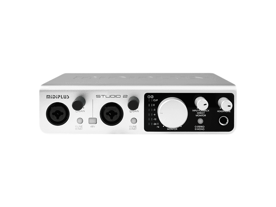 Midi Plus Studio 2 Soundcard - 2 input 2 output audio interface
