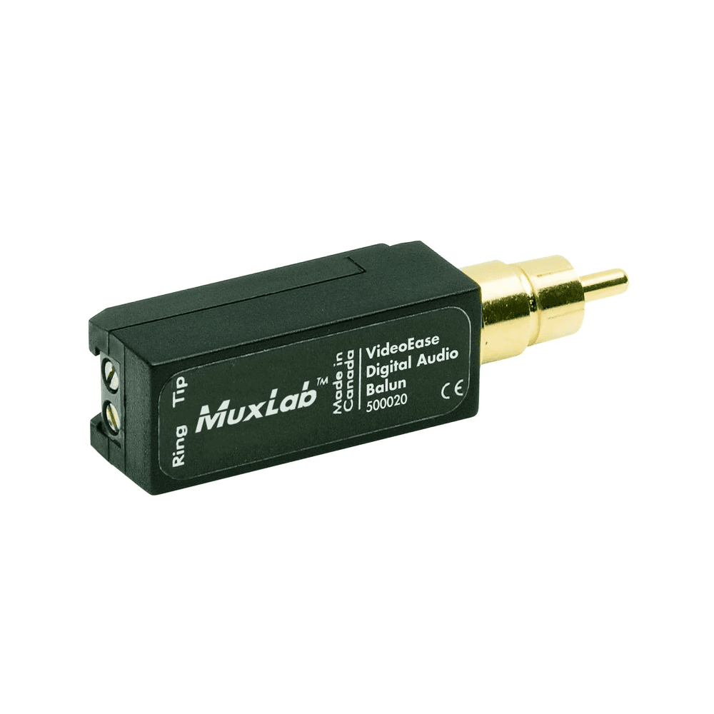 Muxlab 500020 - Digital Audio Balun over CAT (Each)