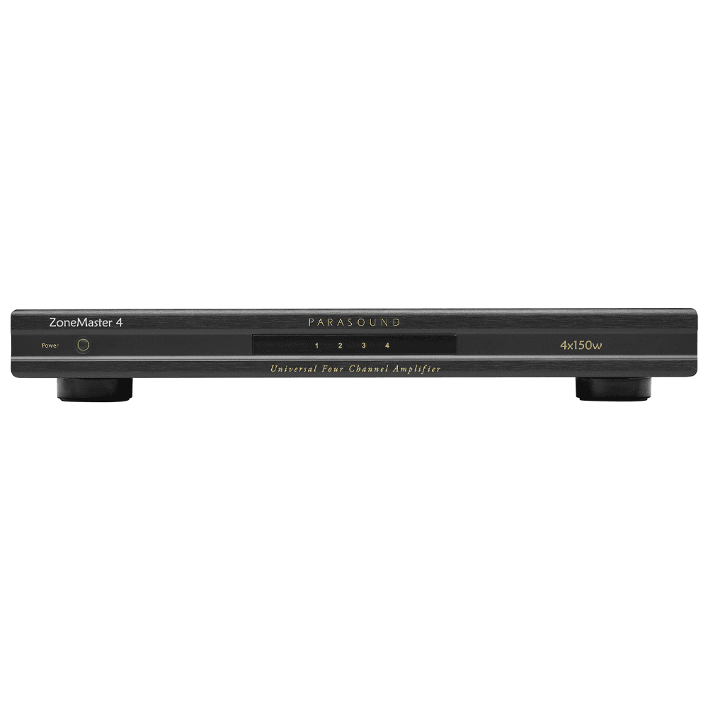 Parasound ZoneMaster 4 - Universal 4 Channel 8 Speaker Amplifier 
