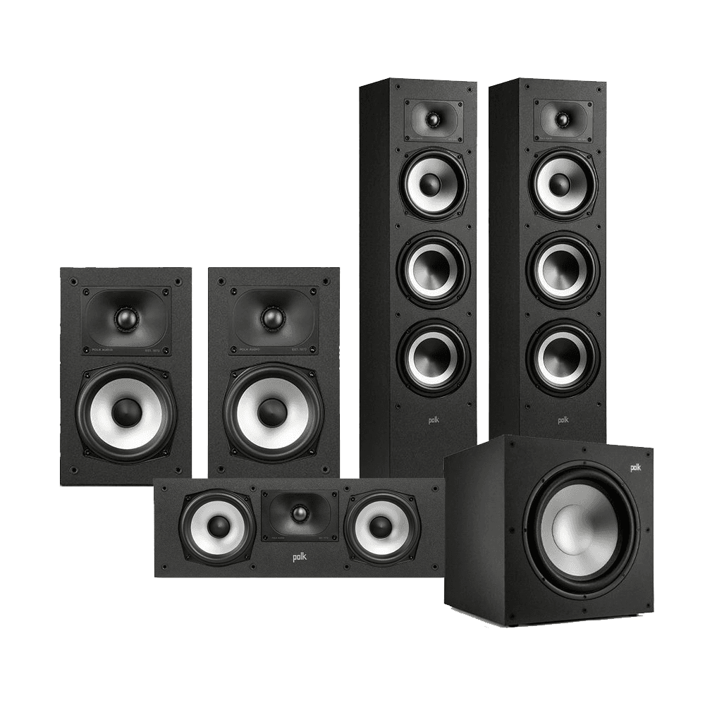 Polk Monitor XT60 Speaker Pacakge - Full 5.1 Speaker Package