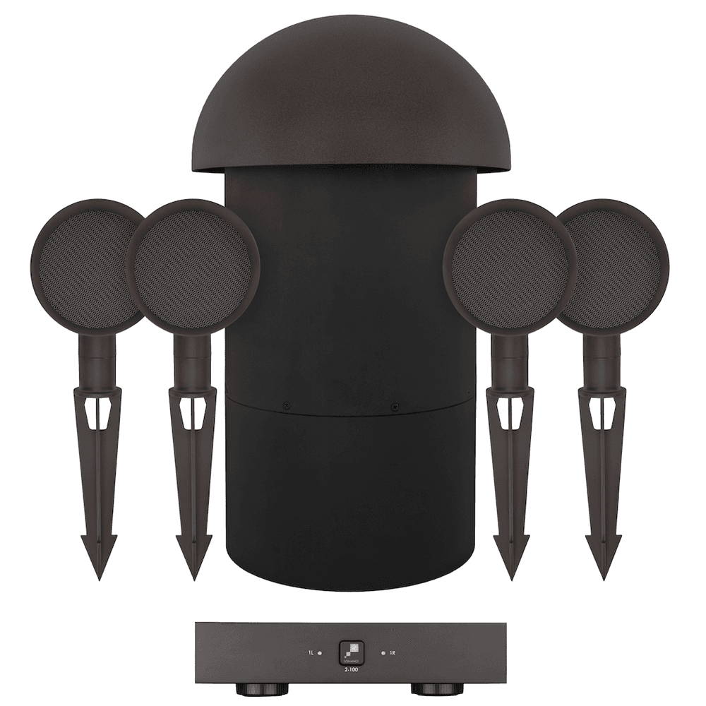 Sonance Patio Series 4.1 - Garden Speaker System Incl Subwoofer and Amplifier