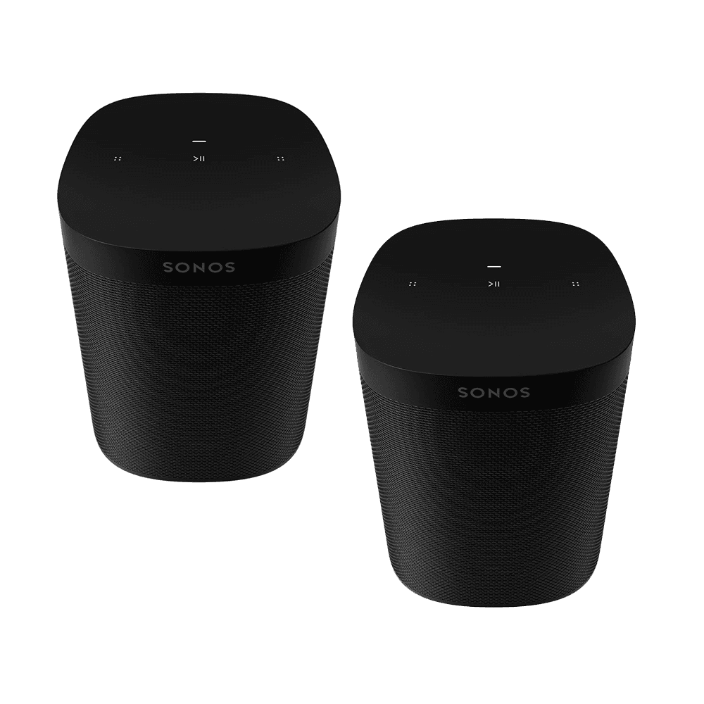 Sonos One SL Package Demo - 2 x Sonos One SL Smart Speakers (Black)