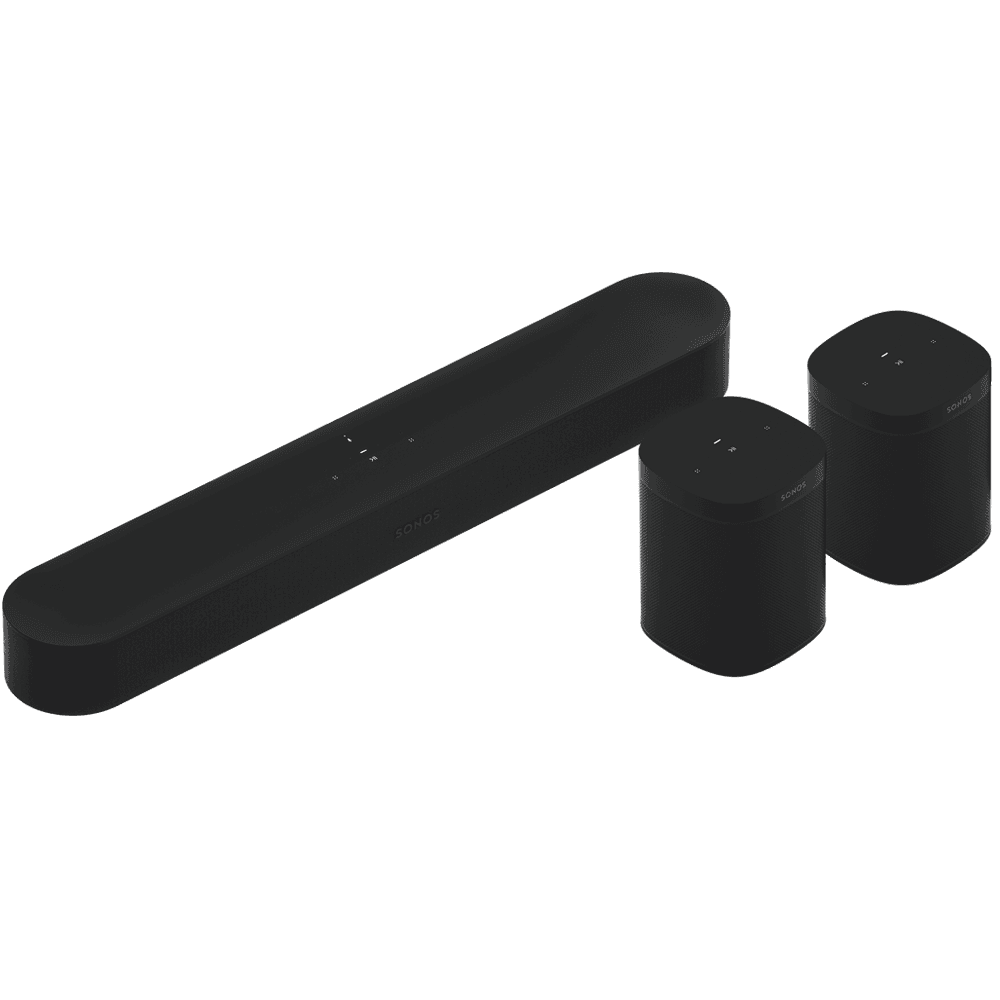 Sonos 5.0 Surround Set - Sonos Beam Gen2 + 2 Sonos One SL