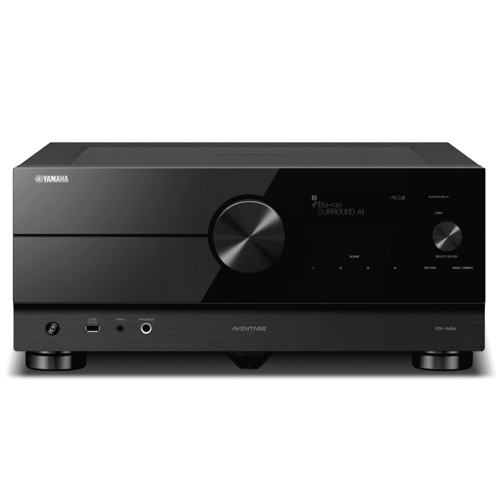 Yamaha RX-A8A AV Receiver - 11.2-Channel AV Receiver with 8K HDMI and MusicCast