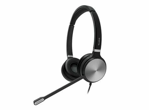 Yealink YHS36 Dual Headset With RJ-9 And Leatherette Ear Cushions