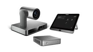 Yealink MVC860 Full Video Conferencing Solution For Medium To Large Rooms (Base Kit) Incl: UVC86 4K Intelligent Cam, VCR20 Remote, Power Adapter, Wall Mount Bracket &amp; Cables, MCore Pro Kit (MCore Pro Mini-PC &amp; MTouch II), No Audio Device