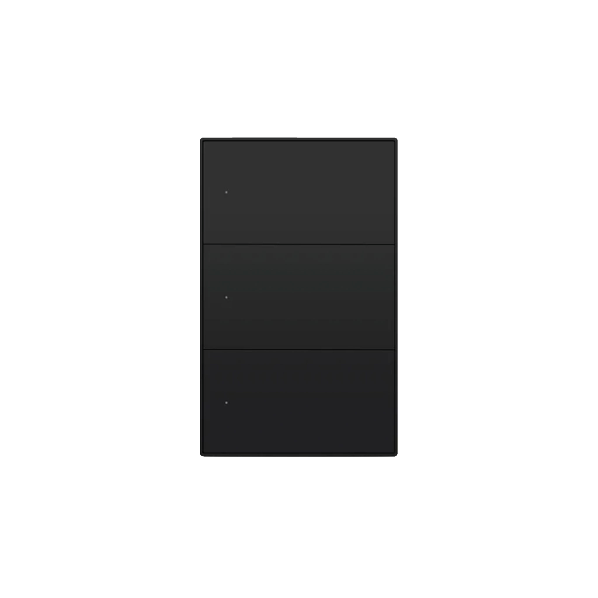 Zemismart US Push Switch 2x4 Aluminium 3Channel Black Matter WiFi