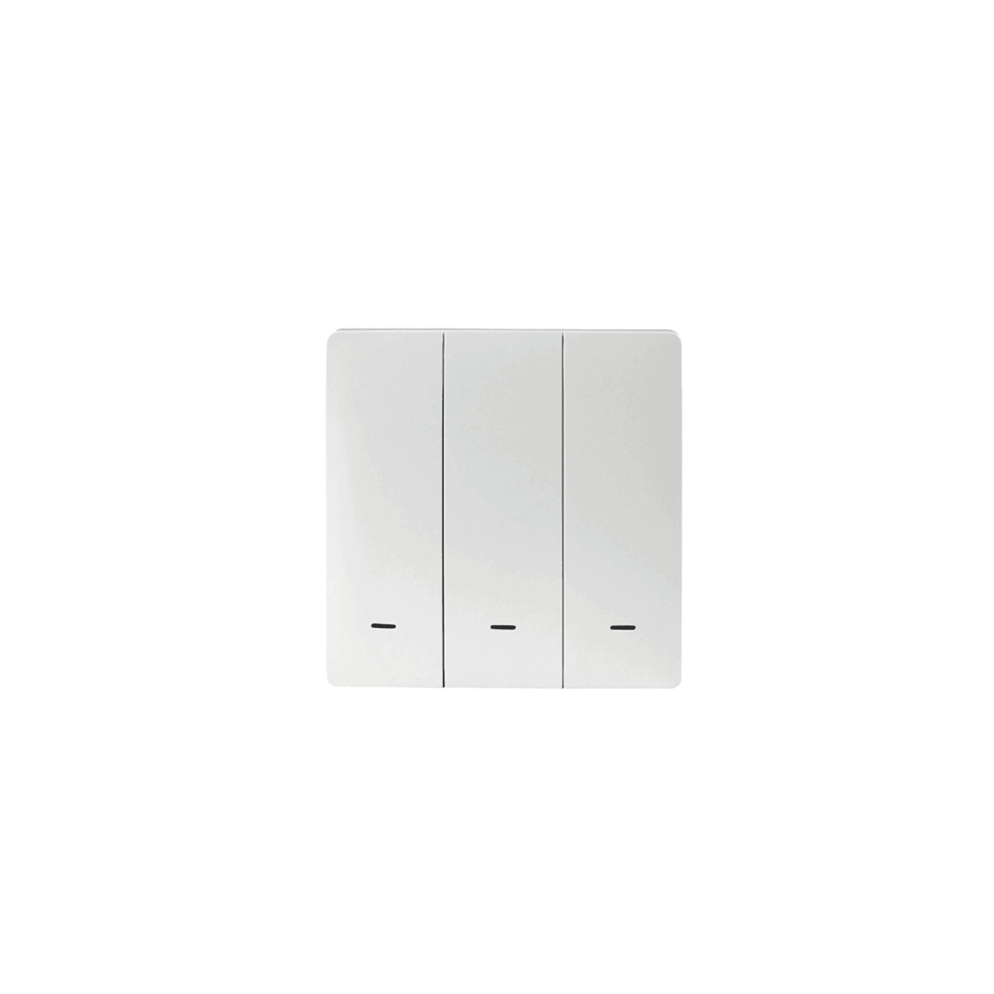 Zemismart Push Wireless Switch 3x3 PVC 3Channel White