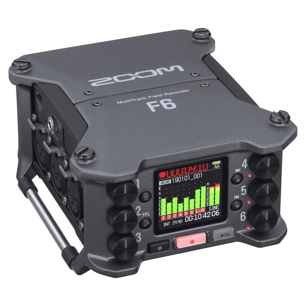 Zoom F6 -  Field Recorder with 32-bit Float Technology and dual A/D converters