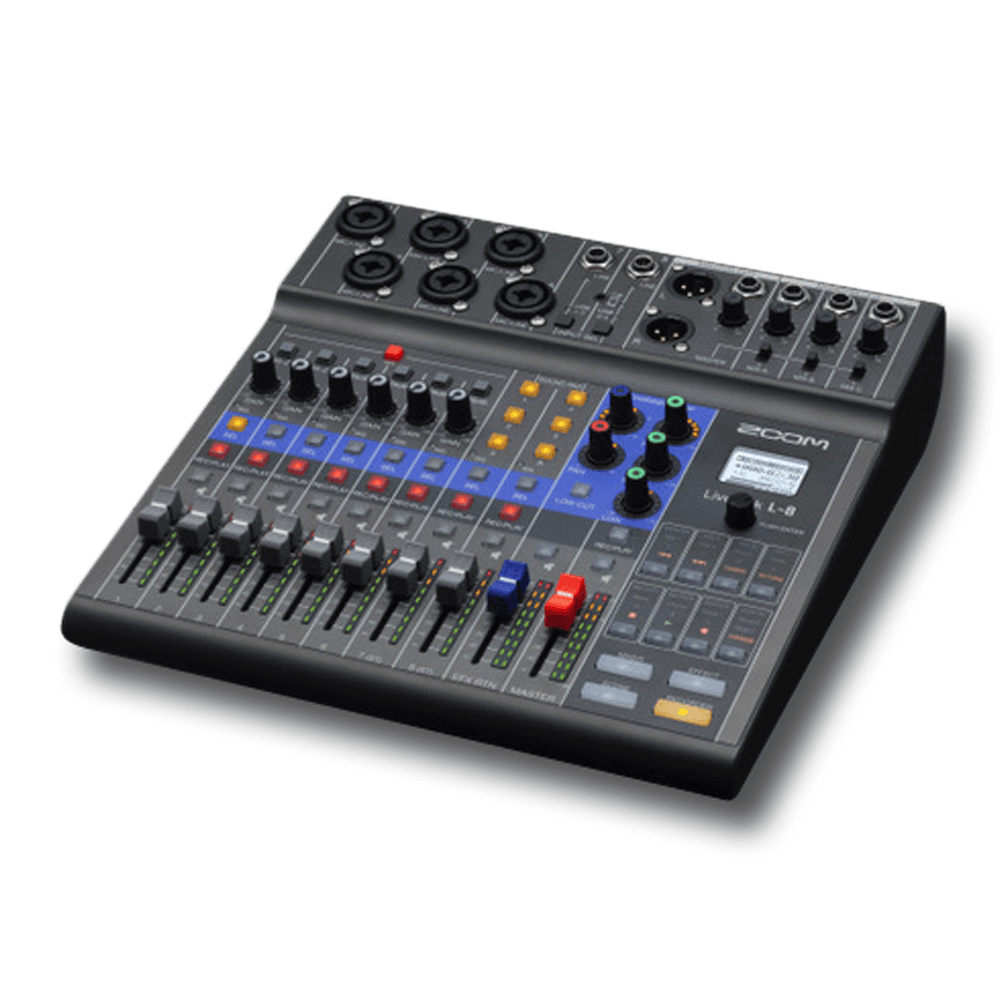 Zoom LiveTrak L-8 - Podcast and Music Mixer