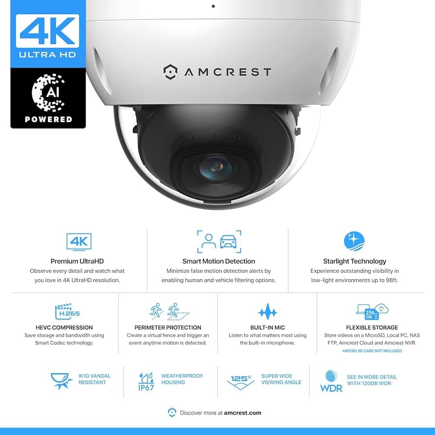AC Unico - AC-611CS/3 420TVL Colour Dome Camera