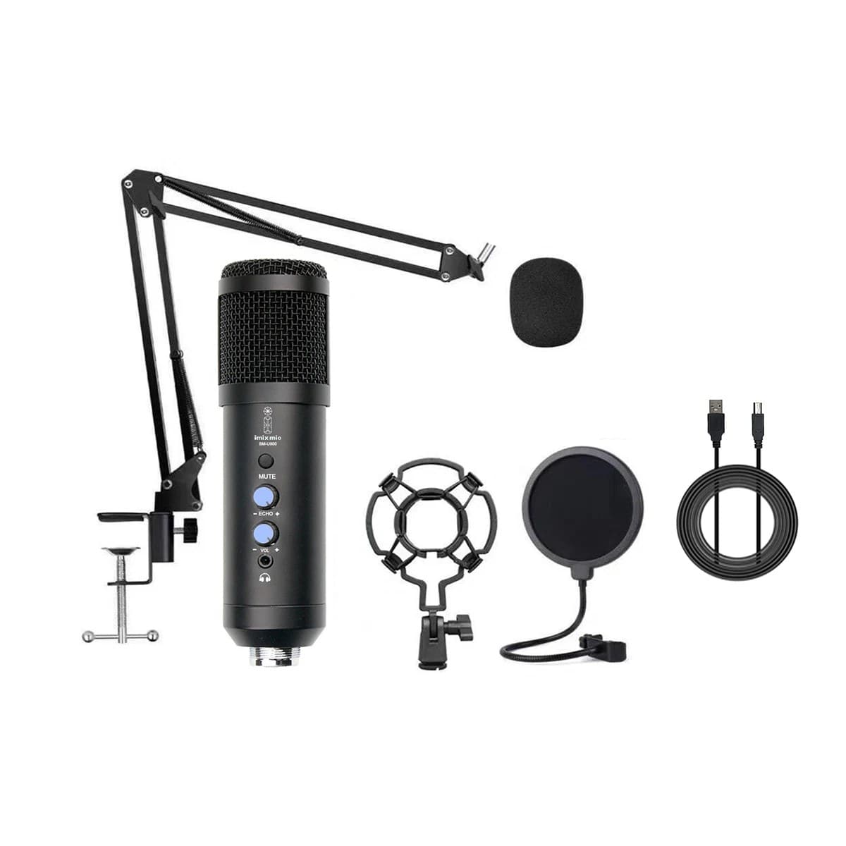Imix BM-U800 USB Condenser Microphone Set