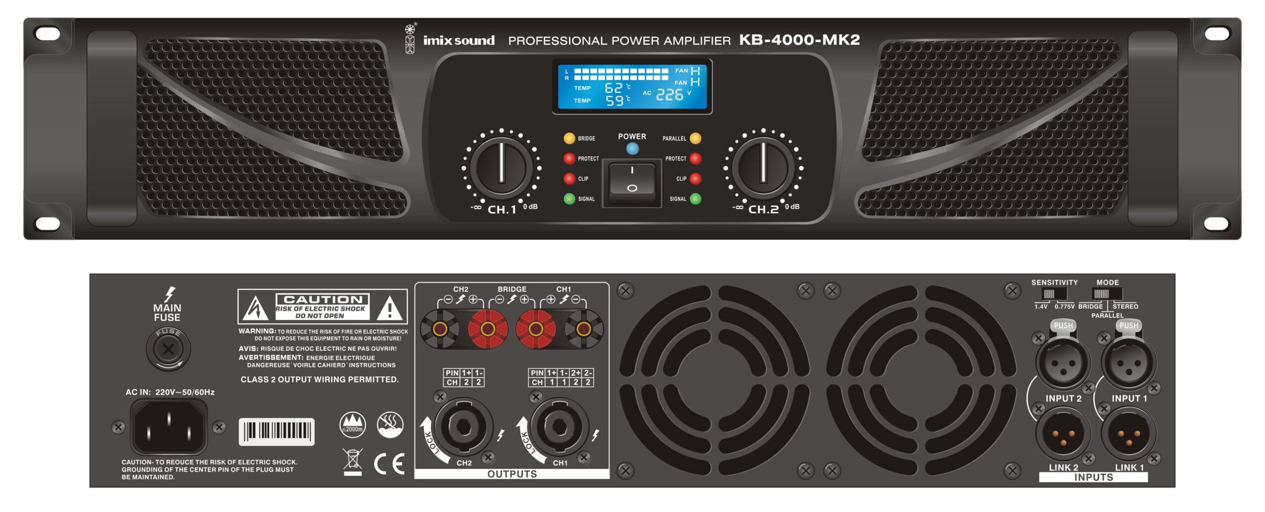 Imix KB-4000-MK3 Power Amplifier
