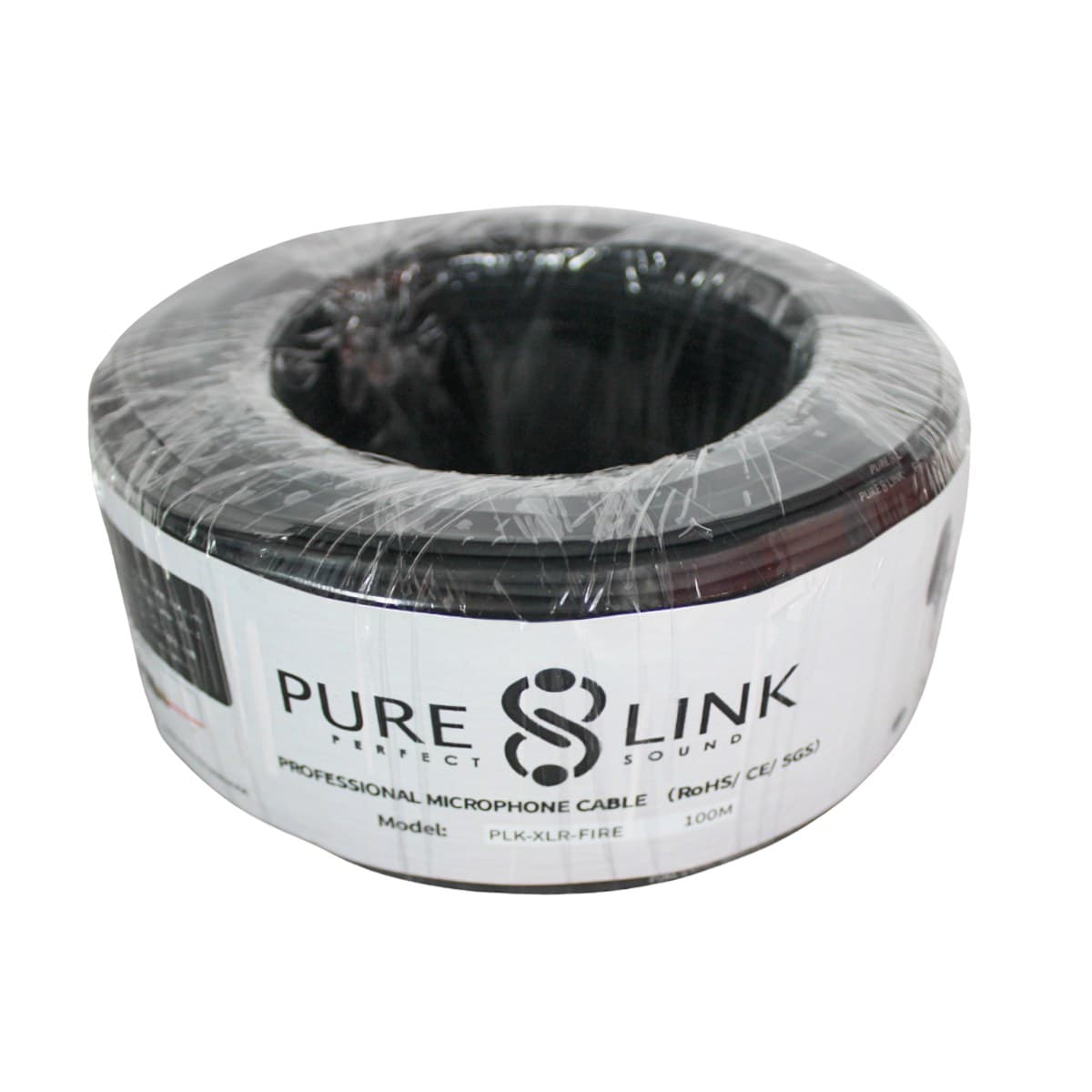 Pure Link PLK-XLR-FIRE XLR Microphone Cable – 100 Meter (Fire-Resistant, No Plugs)