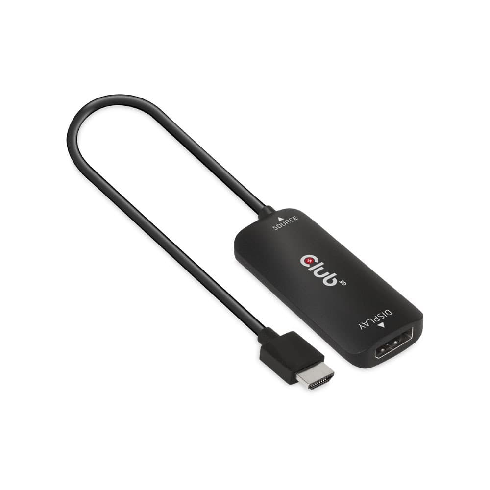 Club3D - HDMI to DisplayPort Active Adapter, 4K@120Hz / 8K@30Hz (CAC-1335)