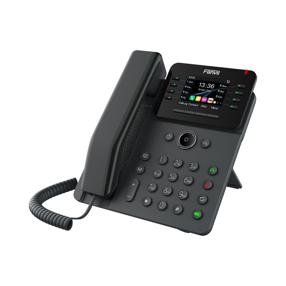 Fanvil - V62W Prime Business IP Phone with 2.8-inch Screen, Wi-Fi 6 and Gigabit PoE
