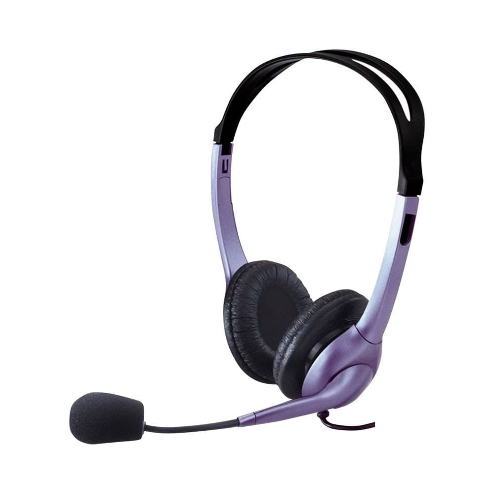 Genius - HS-04S Stereo Headset with Noise-Cancelling Microphone