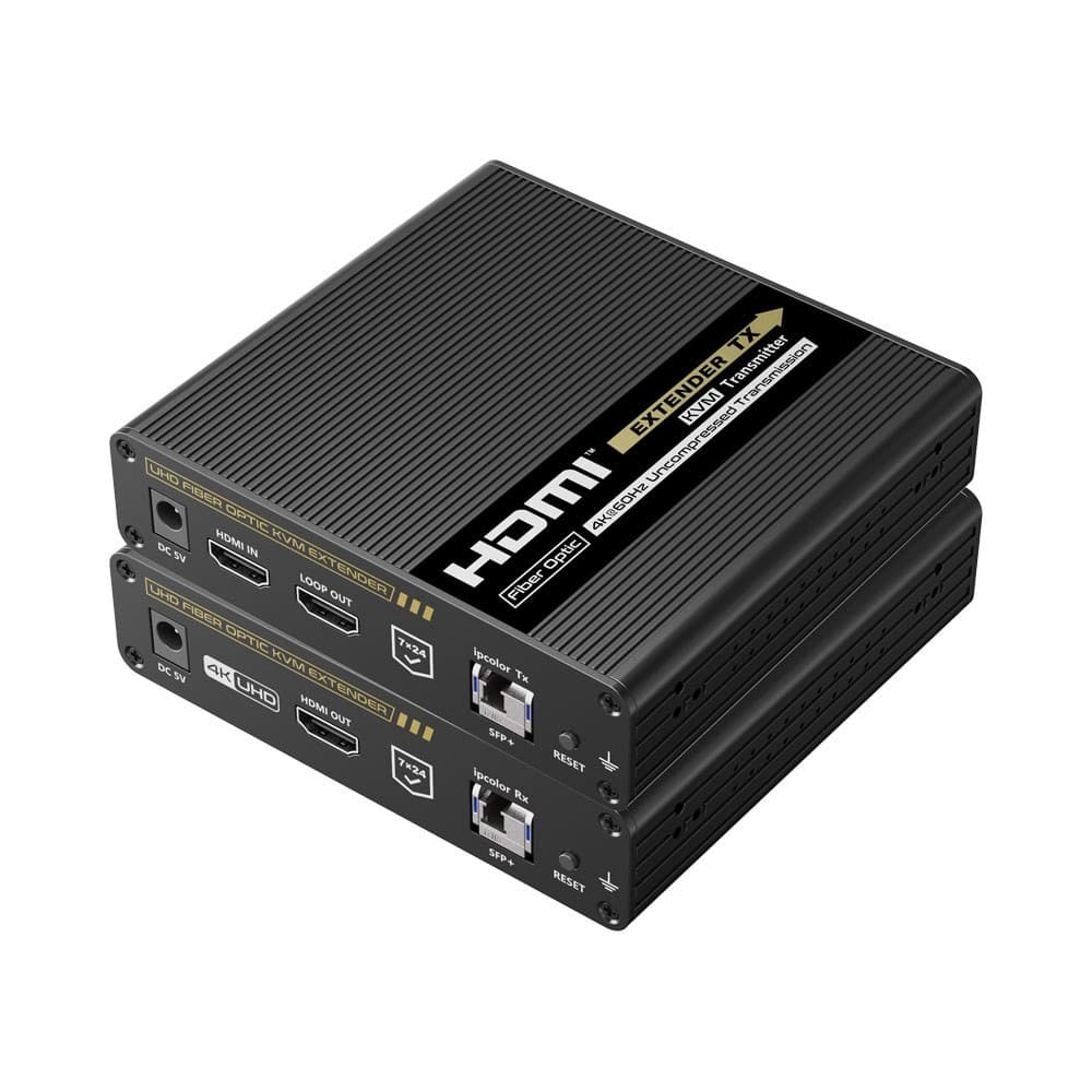 LENKENG 4K @60HZ HDR KVM EXTENDER KIT OVER 10G FIBRE UP TO 40KM