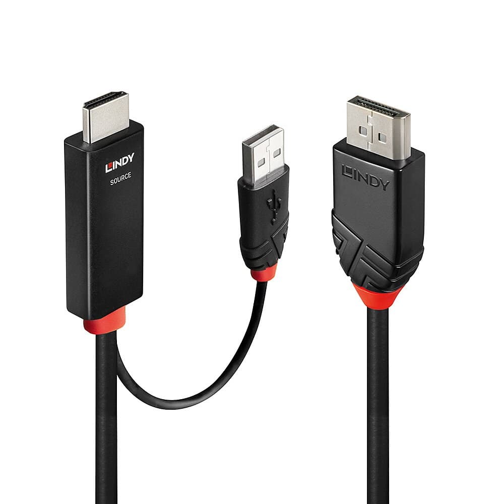 Lindy - 41499 2M Hdmi To Displayport 4K @60Hz Adapter Cable