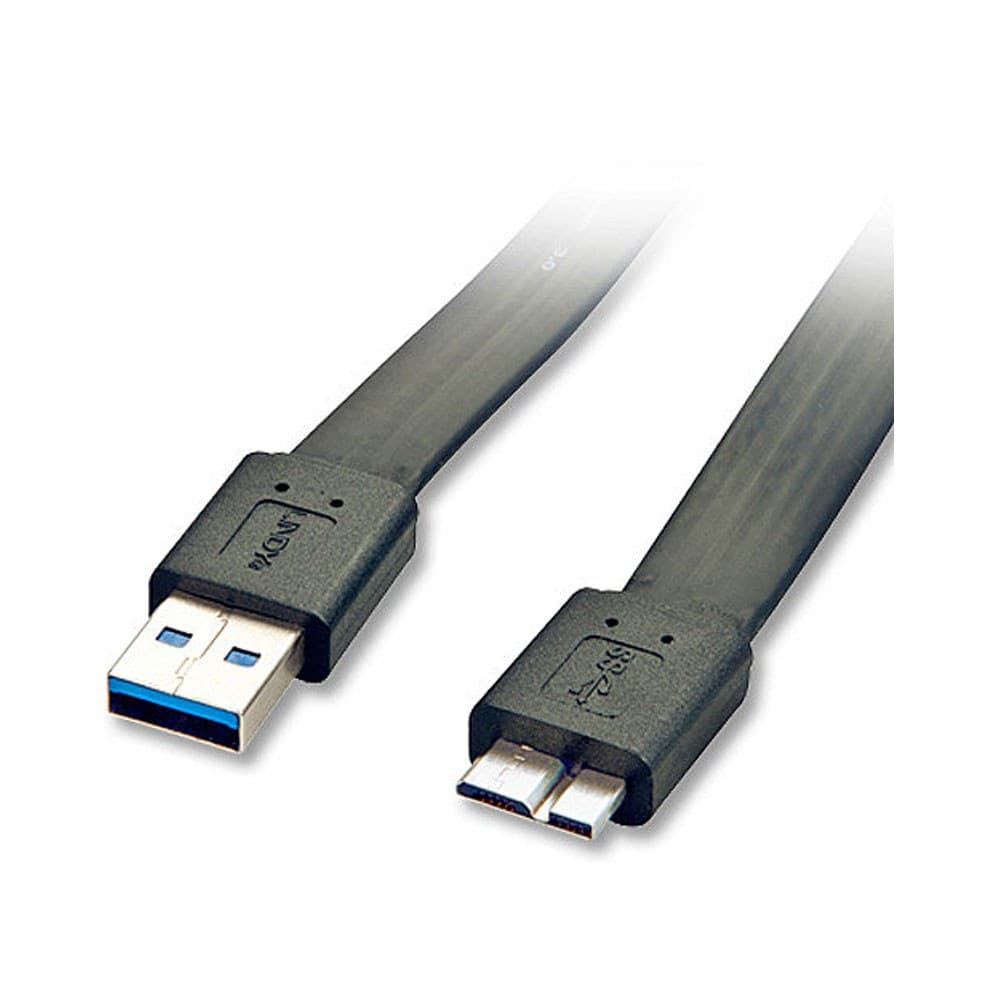 LINDY USB3.0 FLAT A-M TO MICRO-B CABLE