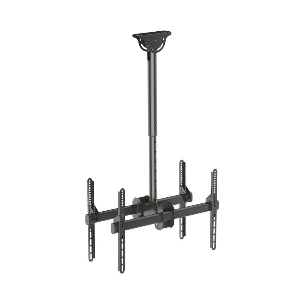 Linkqnet - PLB-CE946-01SD 37-70″ Back-To-Back Flat Panel Short Telescopic Ceiling Mount Bracket