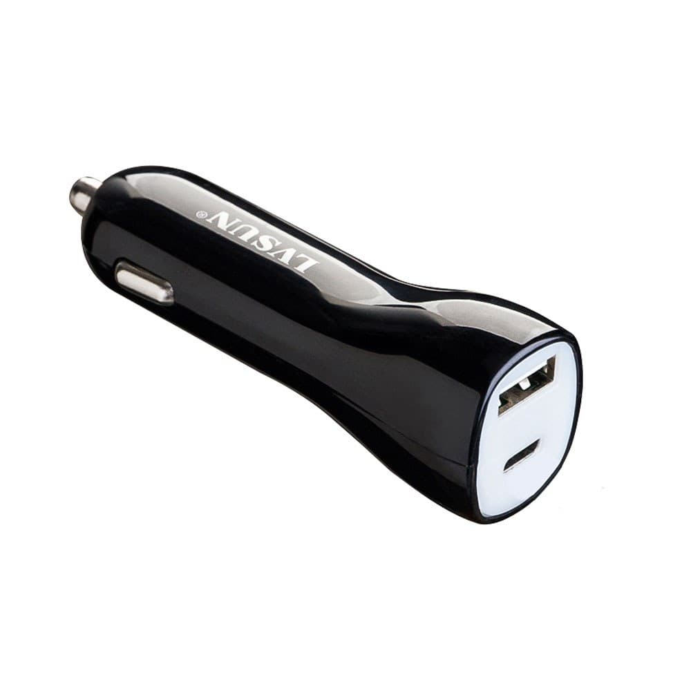LVSUN - 45W USB-C and USB-A Car Charger