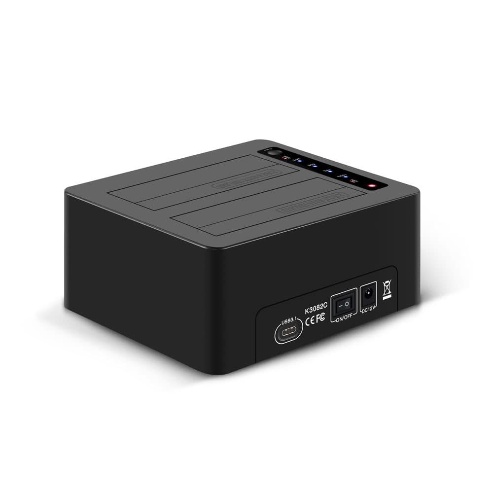 Maiwo - K3082C 2-Bay SATA HDD Offline Clone Docking Station USB3.2 Gen2 10Gbps