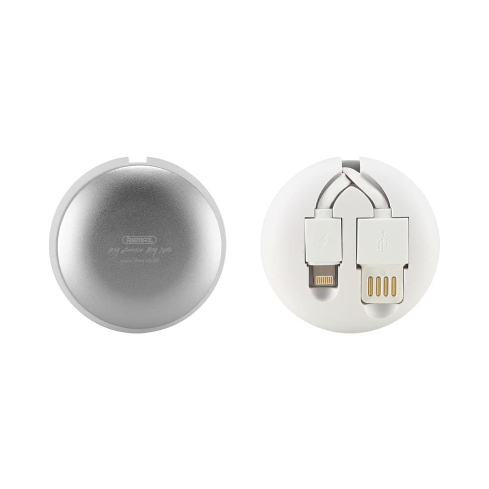 Remax - Retractable 2-in-1 1m USB Cable (Micro-USB + Lightning)