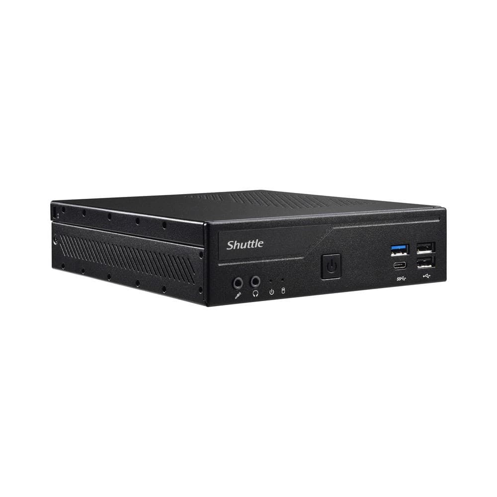 Shuttle - XPC SLIM DH610 Robust 1.3-Litre Barebone Pc Supporting Intel Core Gen. 12/13 Processors And Triple Uhd Displays