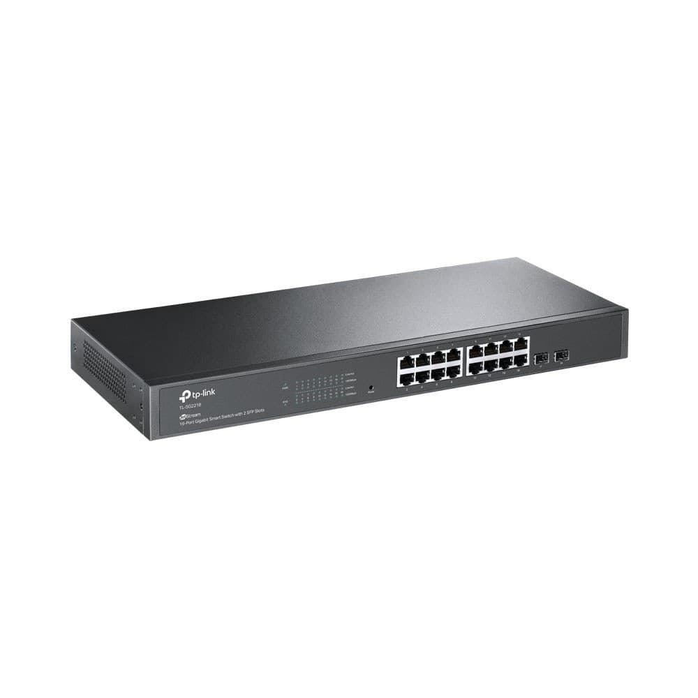 TP-LINK TL-SG2218 JETSTREAM 16-PORT GIGABIT SMART SWITCH WITH 2-SFP SLOTS