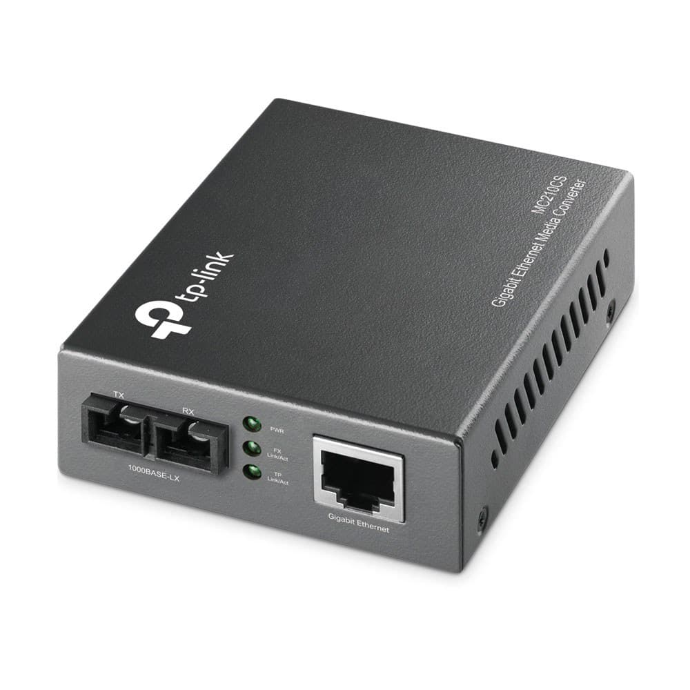TP-LINK MC210CS GIGABIT SINGLE-MODE SC FIBRE MEDIA CONVERTER