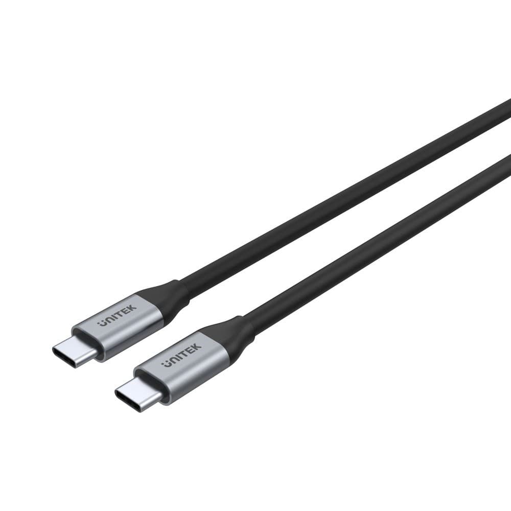 Unitek C14082abk - 1M USB3.2 Gen2 100W 4K 60Hz 10Gbps Type-C Male to Male Cable