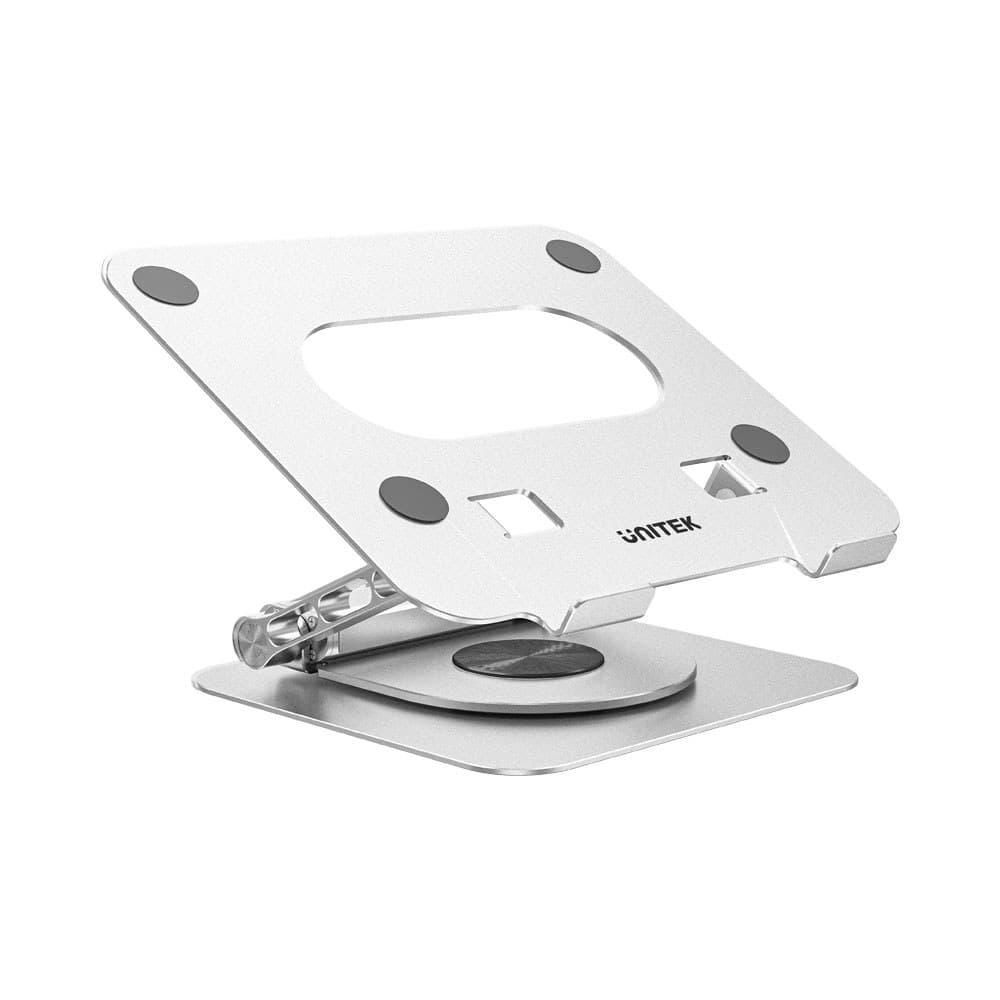 Unitek - D1109B 17” Universal Notebook/Laptop Stand With 360° Rotating Base And Port Replicator