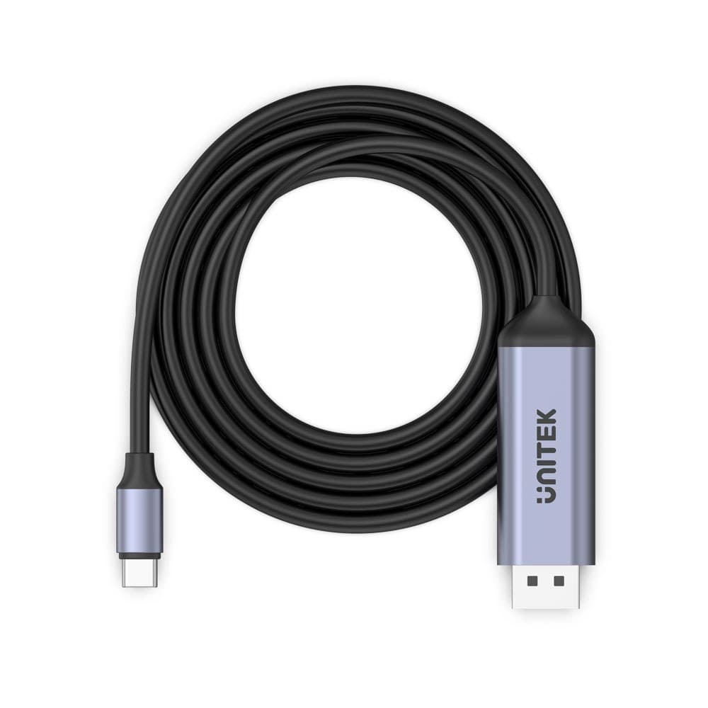 UNITEK V1423C 1.8M TYPE-C TO 8K DISPLAYPORT 1.4 HDR CONVERTER CABLE