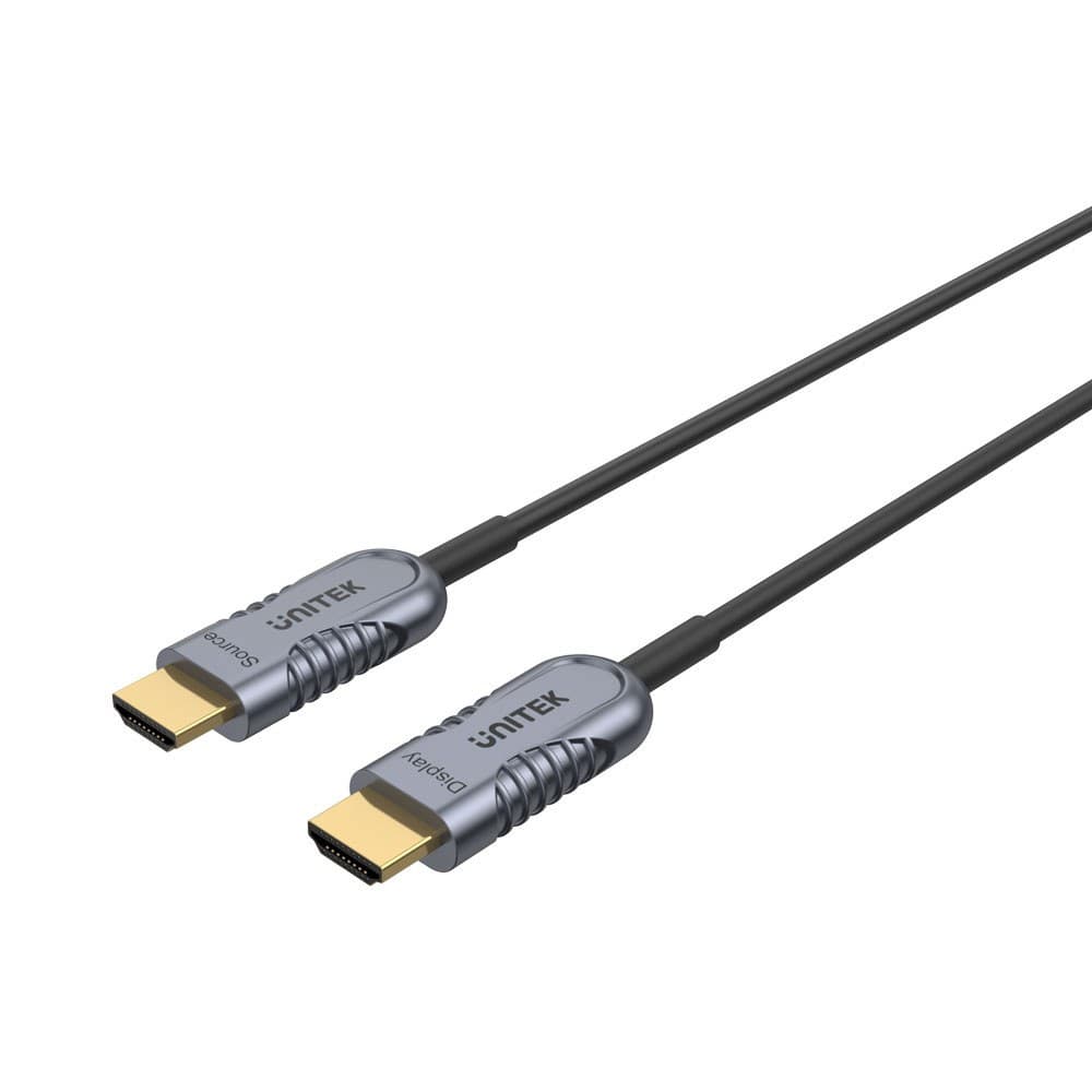 Unitek - HDMI 2.1 Active Fibre Optic Cable (8K@60Hz, 48Gbps)