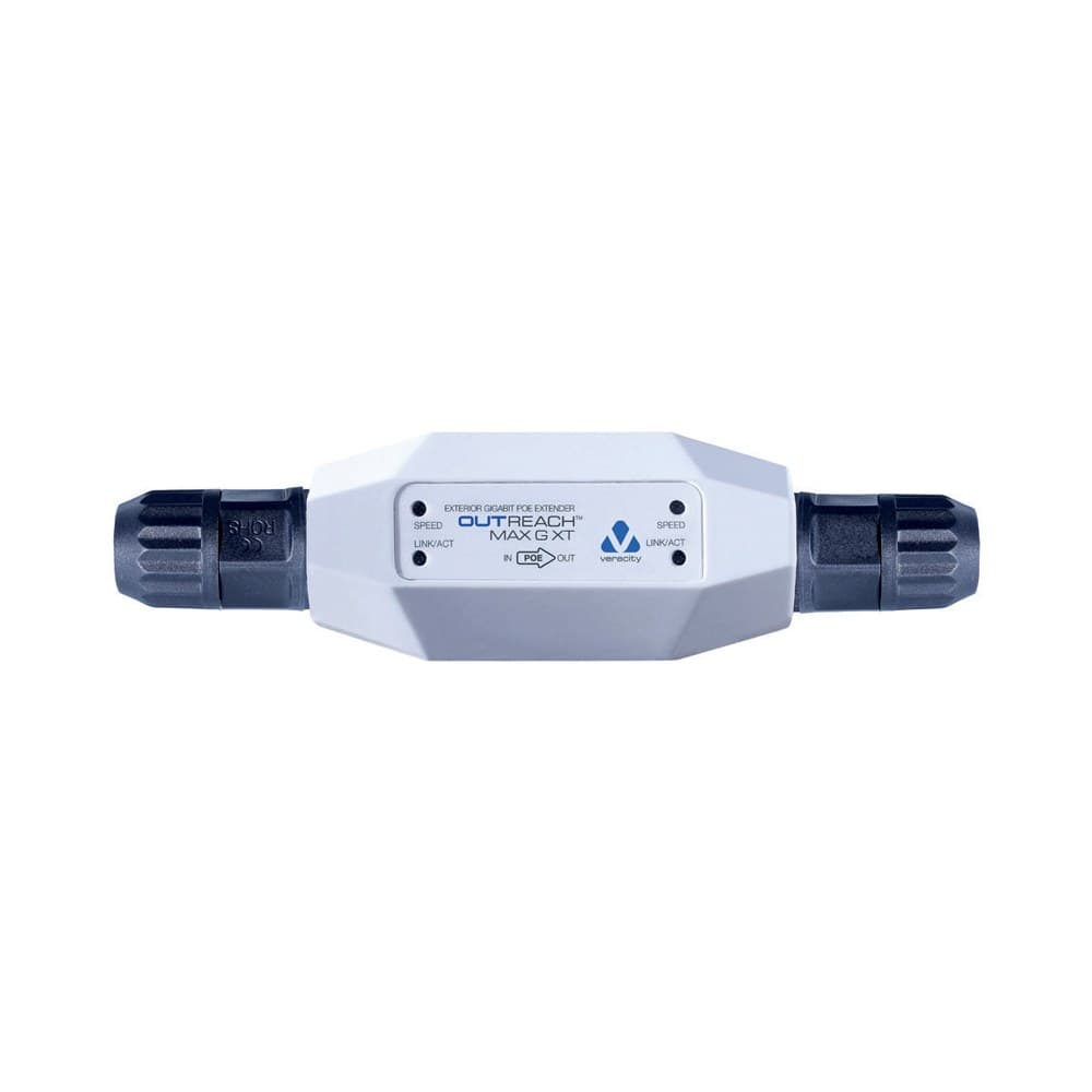 Veracity - VOR-ORM-GXT Outreach Max Gxt External Poe-Powered Gigabit Ethernet Repeater To Extend Network Reach By 100M With Poe