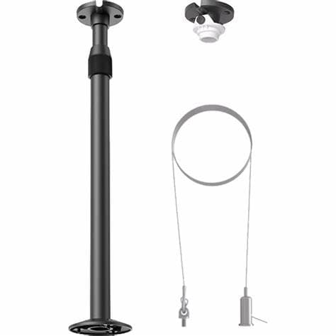 Yealink Multiple Ceiling Mount Kits for CM20, Incl. x1 On Ceiling Surface Mount, x1 Adjustable Pole Mount, x1 Rope Mount