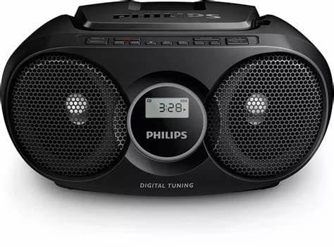 Philips AZ215B CD/FM Boombox - Black