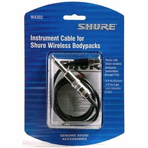 SHURE WA302 Instrument Cable