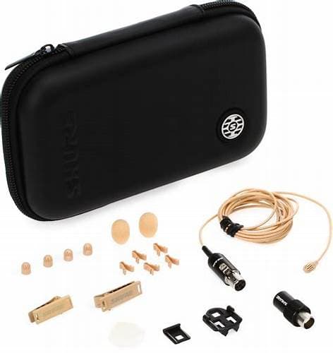 SHURE TL47T/O-MTQG-A Lavalier Microphone (Tan, MTQG Connector)