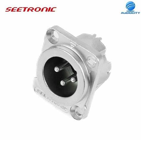 SEETRONIC MJ3F2C 3-Pin XLR Female Chassis Connector
