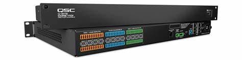 QSC Q-SYS CORE 110F-V2 Unified Core with 24 Local Audio I/O Channels, 128x128 Total Network I/O Channels