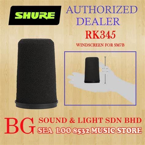 SHURE RK345 Replacement Lavalier Windscreens (4-Pack)
